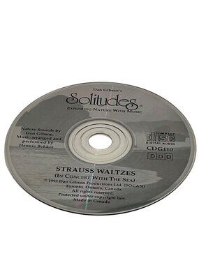 Dan Gibsons Solitudes Strauss Waltzes Nature-Themed CD 1993 Made In Canada